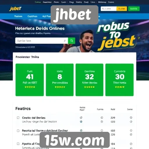 Análise da interface do usuário do site jhbet